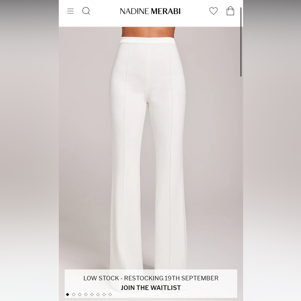 Nadine Merabi - Charlotte White Pants
